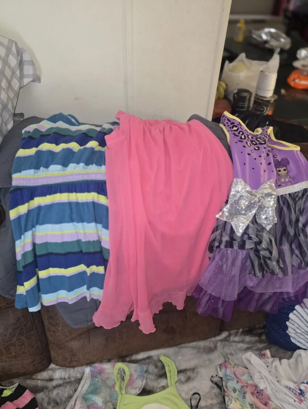 Girls Bundle Of Dresses/ Rompers Sizes 6-8